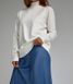Гольф жіночий зі стійкою, кашемірова якість, біло-молочний, р. L-XL 545651883 фото 1